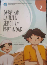 Image of BERPIKIR DAHULU SEBELUM BERTINDAK
